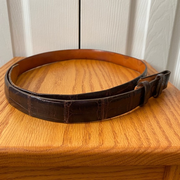 Other - Brown Alligator Belt SZ 35